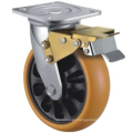 4 5 6 8 inch caster heavy duty 200/250/300/350kgs load capacity swivel polyurethane caster wheels